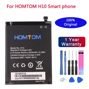 100% чисто Нов Оригинален За Homtom H10 3500 mah Висококачествен Взаимозаменяеми Смарт Мобилен Телефон Batteria + Безплатни Инструменти