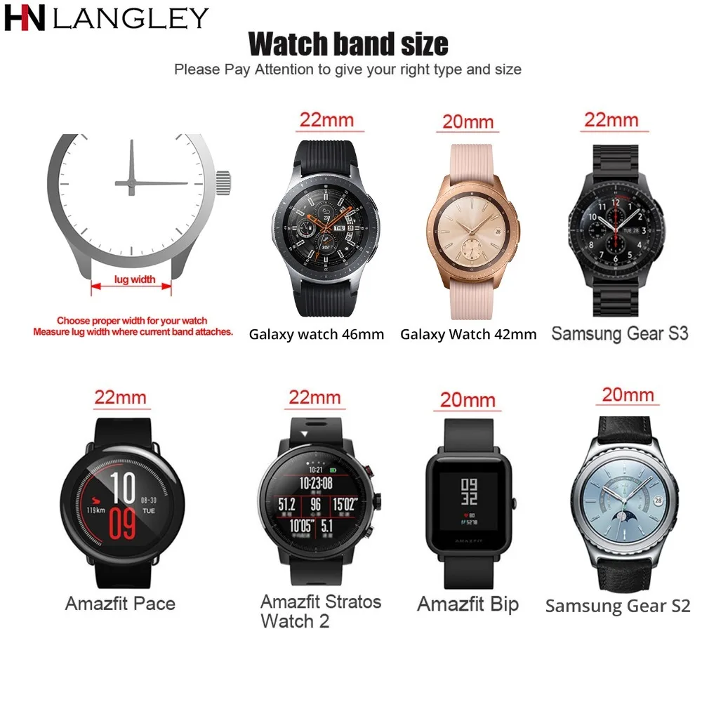 Каишка за часовник от Неръждаема Стомана Samsung Galaxy S3 Watch3 41 мм 45 мм Взаимозаменяеми Смарт часовници Връзка Гривна Каишка 18/20/22/24 мм