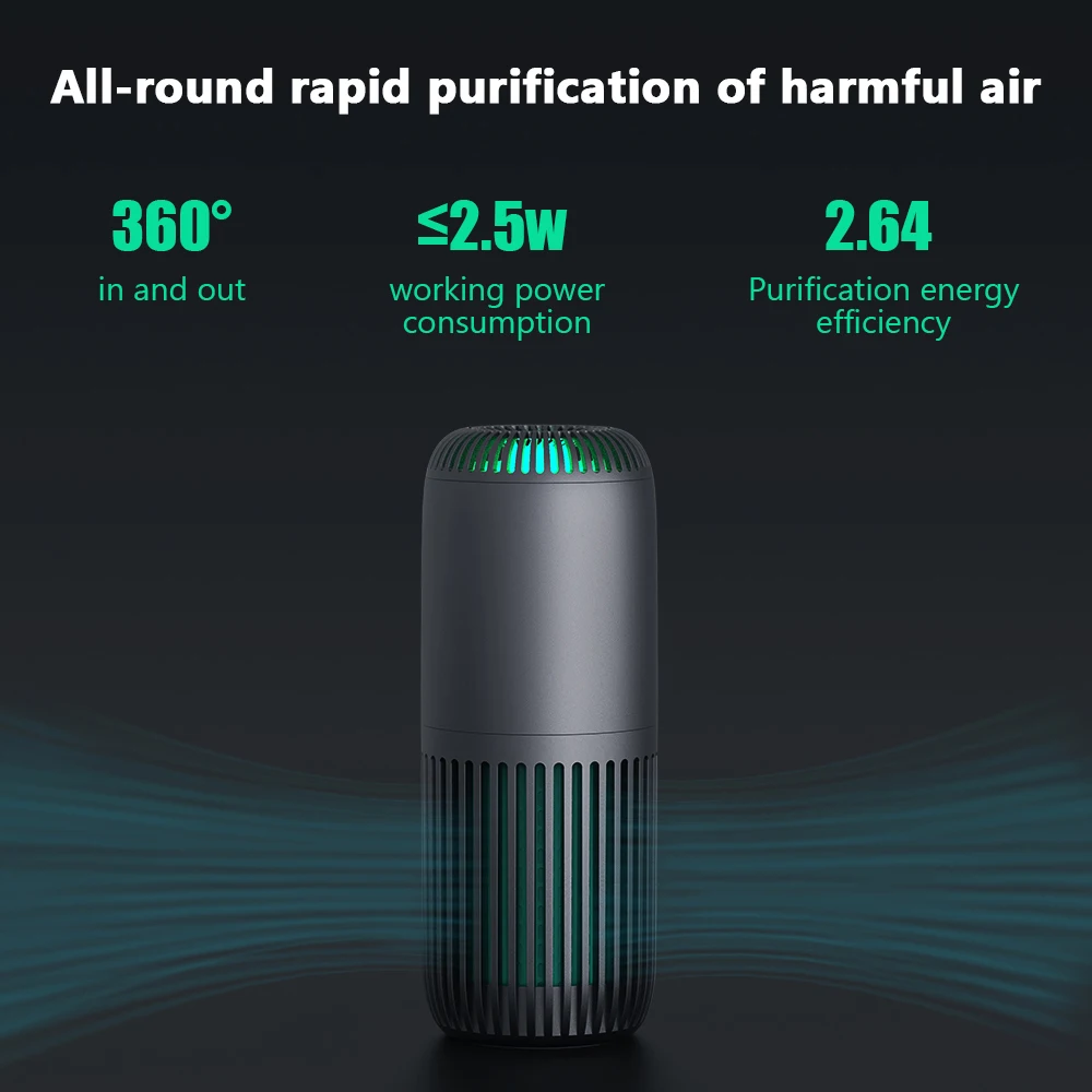 NILLKIN AOP-KF патентован пречиствател на въздуха за домашния офис, спалня, Колата, премахва бактериите, Дезодорант с формальдегидом