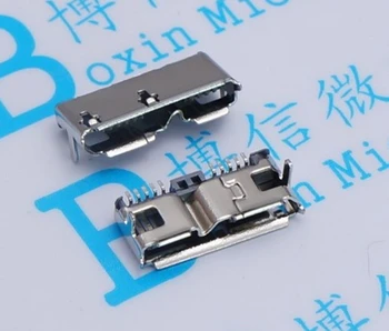2 елемента Micro USB 3.0 B Тип DIP Гнездо DIP2 10pin USB конектор за мобилен твърд диск Интерфейс за прехвърляне на данни