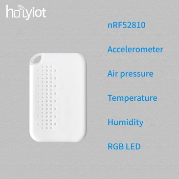 Holyiot nRF52810 Eddystone ibeacon Tag МОЖНО 5.0 Модул с ниска консумация на енергия Акселерометър Сензор за Температура и Влажност на въздуха Барометър