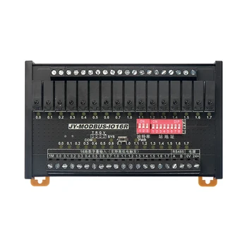JY-MODBUS-IO8R-Простата версия на Модула за преобразуване на MODBUS RTU Модул за управление на аналогов събирането на Данни 32I Цифров Релеен транзистор RS485