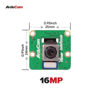 Комплект четырехкамер Arducam с 16-мегапикселов автофокус за Raspberry Pi, 16-Мегапикселова камера Raspberry Pi с автофокус IMX519, синхронизирани с