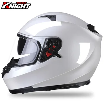 Мотоциклет шлем AMZ с две лещи, индивидуалност, стръмни полнолицевой каска на мотоциклет спортен трековый каска, четырехсезонный сертификат ECE