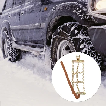 Пълзяща верига, автомобили снежна гума, автоаксесоари, стомана устойчива на плъзгане кална гума