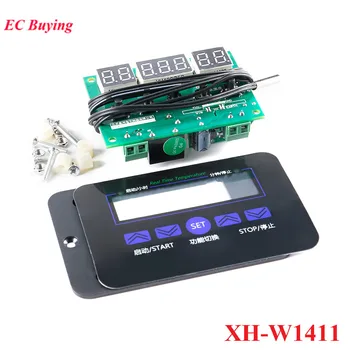 Термостат постоянен ток 12 В, цифров контролер на температурата, модулна такса ключа сензор, регулатор на термометъра ac адаптер 220 В, -19 ~ 99 XH-W1411