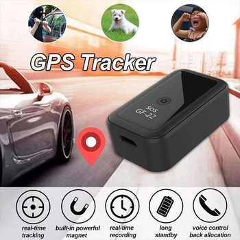 Универсален автомобилен GPS тракер GF 22 Многофункционален мини-който проследява GPS магнитен анти-изгубен позиционер с глобалната система за позициониране 1БР
