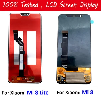 100% Тествани Дисплей За Xiaomi Mi 8/Mi 8 Lite/Mi 9T Pro LCD дисплей с Сензорен екран Дигитайзер В Събирането на Резервни Части