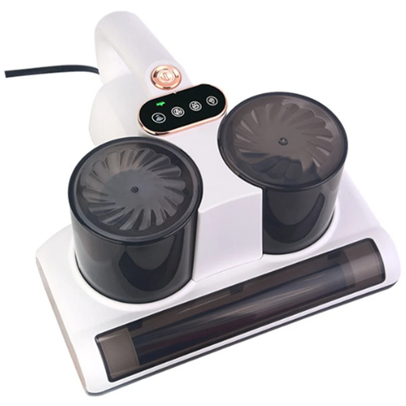 Прахосмукачка за легла, подобрена версия, двойна четка за прах, технология на висок отопление (штепсельная щепсел САЩ)