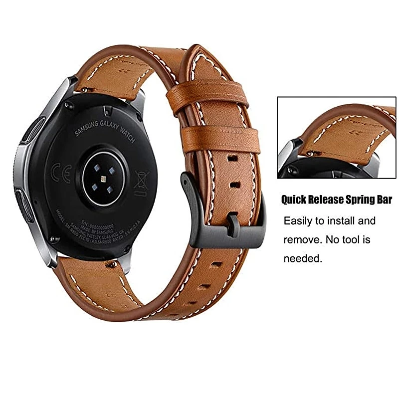 Високо качество на каишки за часовници от естествена кожа За Xiaomi Mi Watch S1, Разменени Гривна, каишка За Xiaomi Mi Watch Color2, Гривна