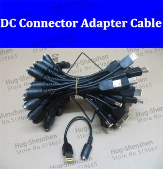 20pcs адаптер dc конвертор жак захранване dc кабел 7,9 женски конектор към правоъгълна штекерной вилка за lenovo thinkpad