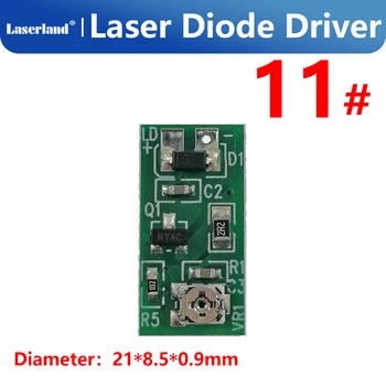 3-5 В лазерен диод dc 9*16 мм Драйвер за хранене 0-200 мА с усилване на операционния