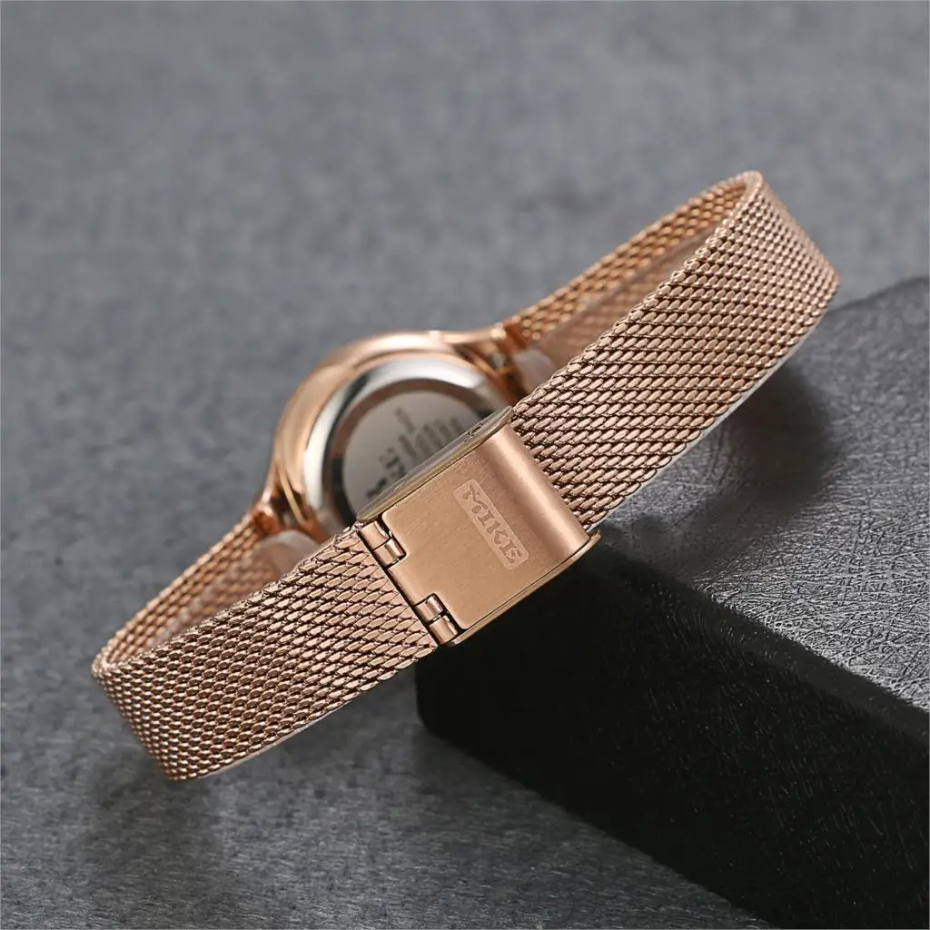 Дамски кварцов часовник LANCARDO с каишка от неръждаема стомана, модни часовници за почивка, дамски часовници лукс от най-добрите на марката Reloj