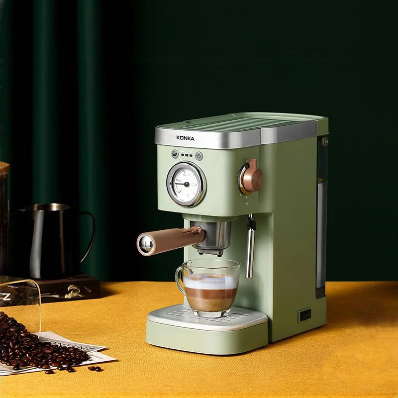2023 20Bar Pembuat Mesin Kopi Espresso Зам Bubuk Kopi Kapsul Tujuan Ganda dengan Buih Susu coffe machine