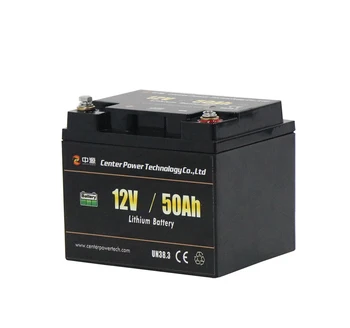 4000 цикъла на Литиево-йонни Акумулаторни батерии за led осветление 12V 50Ah LiFePO4