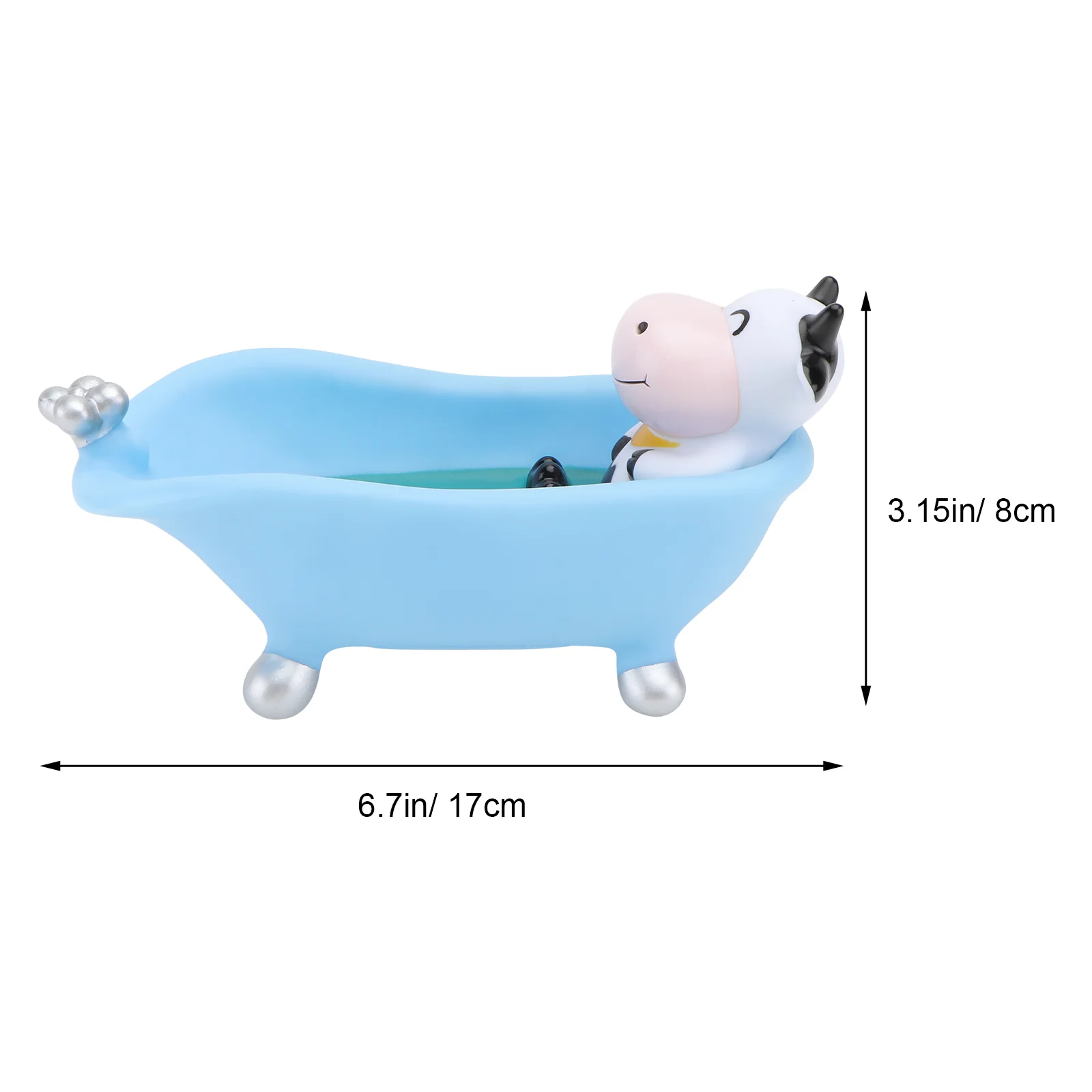 Детски притежателя мультяшная скоростна детски тава Летен калъф Синя кутия за баня Кухненска мивка вана Анти калъф