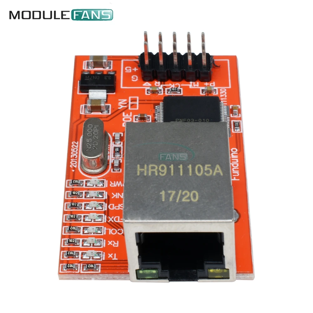 Модул за мрежова платка Mini W5100 LAN Ethernet Shield за Arduino R3 W5100 3,3, съвместим с Arduino Ethernet Mega 2560