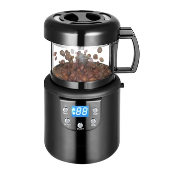 80g Домашна Мини-Горещ за кафе с Горещ Въздух, Автоматична Електрическа Машина За Печене на Кафе на Зърна Без Дим 220V 1400W