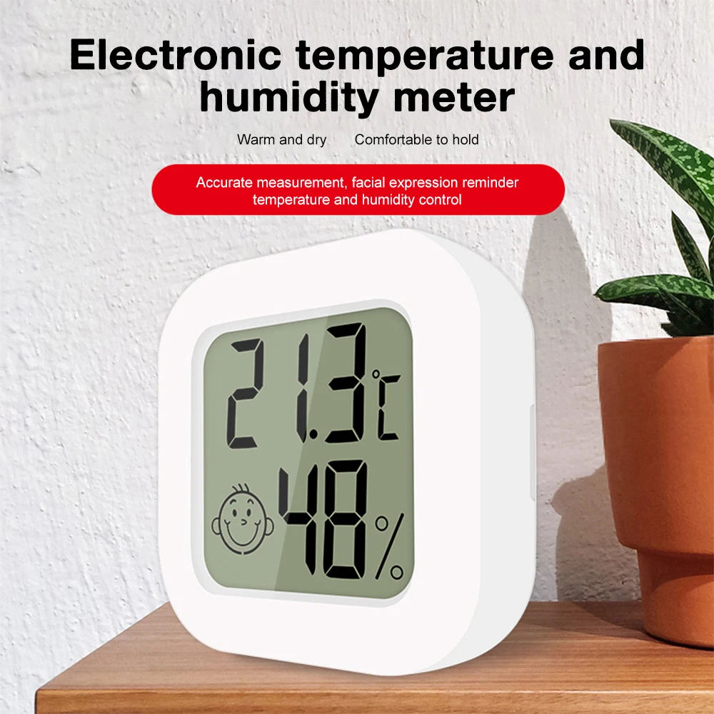 LCD дигитален термометър-влагомер за вътрешен Електронен измерител на температура и влажност на въздуха Сензор за метеорологичната станция за дома