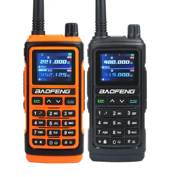 Baofeng UV-17Pro GPS Водоустойчив преносима радиостанция 108-130MHz Air Band VHF UHF 350-355mhz FM-радио с Шест ленти Freq