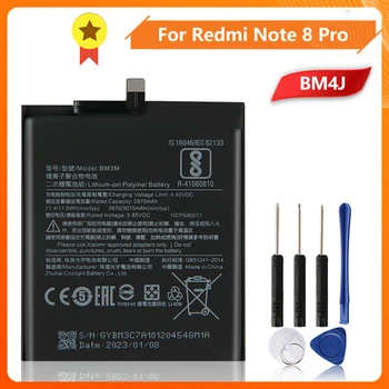 BM4J батерия за телефона, Въведете mi Redmi Note 8 Pro BM4J взаимозаменяеми батерия с капацитет 4500 mah + инструмент