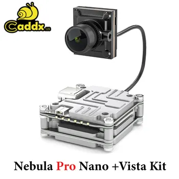 Caddx Мъглявина Pro Nano Помещение Vista HD Комплект 80 мм 720 P/120 кадъра в секунда за NTSC PAL Превключващ Цифров Предавател FPV-система за Помещение