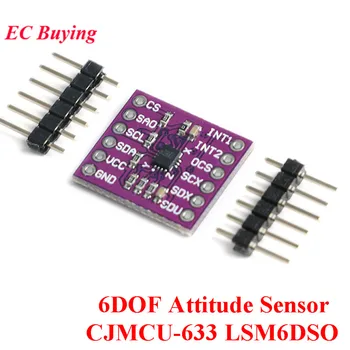 CJMCU-633 LSM6DSO 6DOF 3D Модул сензор разпоредби Жироскоп 3D Акселерометър 3,3 SPI IIC I2C MIPI I3C SM Сериен Интерфейс