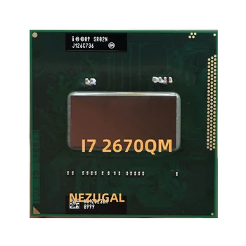 i7-2670QM i7-2670QM SR02N Четириядрен восьмипоточный процесор с честота 2,2 Ghz, процесор 6M 45W Socket G2 rPGA988B