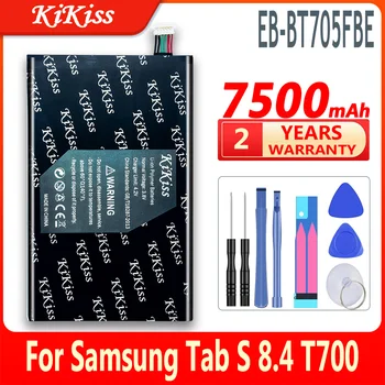  KiKiss Взаимозаменяеми Батерия за таблет Samsung Galaxy Tab S 8.4 T700 T705 SM-T700 T701 SM-T705 EB-BT705FBE EB-BT705FBC