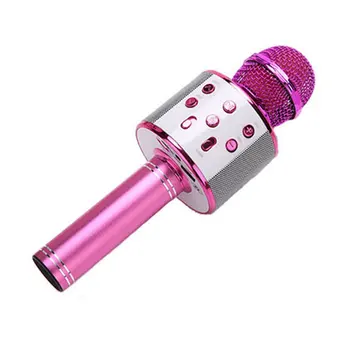 KTV Безжичен караоке ръчен микрофон USB плеър, микрофон, говорител преносим Коледен Birtay Домашно парти