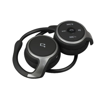 Suicen AX-698 Спортни слушалки с Bluetooth поддръжка за 32G TF карта FM радио и преносими безжични слушалки черен
