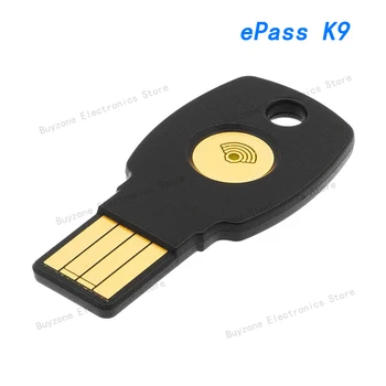 USB-ключ за защита FEITIAN ePass K9 - двойна аутентификатор - USB-A с NFC, ШАРО U2F + FIDO2
