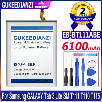 Акумулаторна батерия 6100 ма за таблет Samsung EB-BT111ABE За Samsung GALAXY Tab 3 Lite Tab3 Lite 3Lite SM T111 T110 T115 Batterie