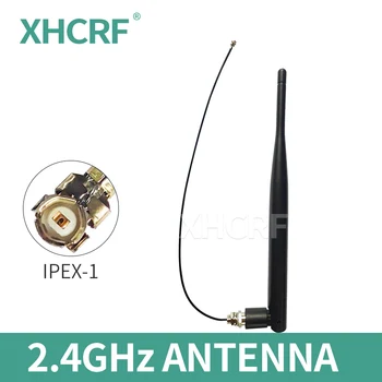 Антена WiFi 2.4ghz с жак IPEX за дънната платка модул Антена 2400 Mhz с кабел IPX за интернет карти