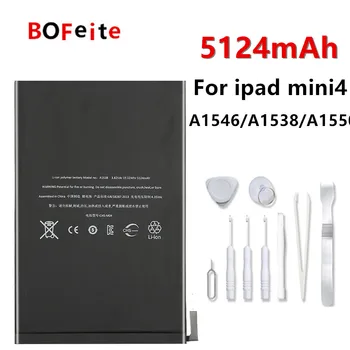 Батерия за таблет Bofeite 5124 ма За iPad mini и 4 За APPLE iPad A1546 A1538 A1550 Смяна на батерията Bateria 