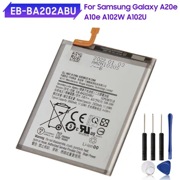 Батерията на телефона EB-BA202ABU За Samsung Galaxy A102U A102W A20e A10e A202F Взаимозаменяеми Батерия с Капацитет 3000 mah