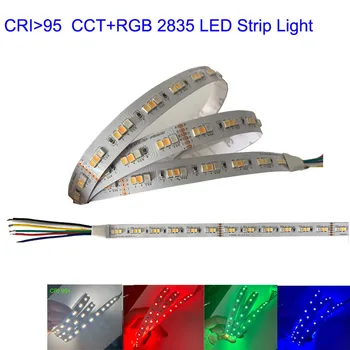Висок CRI 95 RGB + CCT 24 В RGBW RGBWW Бял Топъл Бял Led Светлина За Спалня, Декориране на дома, Кухненски бар