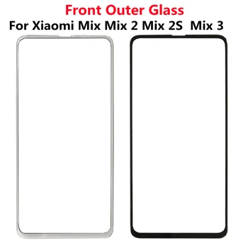 Външен екран mix2s за Xiaomi Mi Mix Mix 2 3 Mix 2S, сензорен екран, преден външен екран, тъчпад, стъклени детайли, ремонт, подмяна на