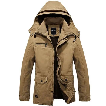 Зимни мъжки якета и палта за почивка, ветрозащитная дебела топло яке, мъжки дълъг тренч, парк, дрехи големи размери XXXL 4XL