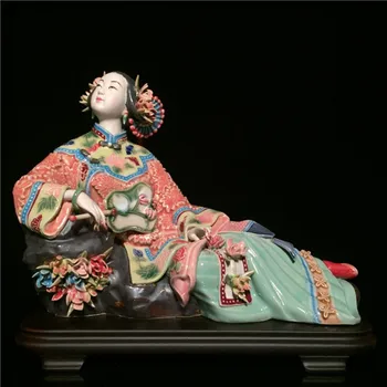 Керамични Дама Кукла Украшение За Дома, Хол, Ретро Нов Китайски Тенис На Украшение, Специални Подаръци