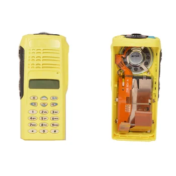 Комплект за ремонт на жълти уоки-токита, с подмяна на външния корпус (LCD дисплей + говорител + микрофон) за двустранна радиовръзка GP380