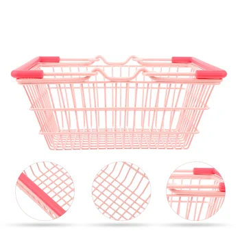 Кошница за съхранение на пазарската Кошница за продукти преносима кошница за пазаруване за грим