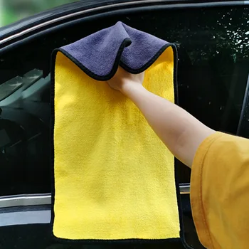Кърпа за почистване на автомобила от коралов руно, кърпа за почистване на автомобил, автомобил красота, гъст впитывающее двустранно кърпа, директна доставка на TRANSMO