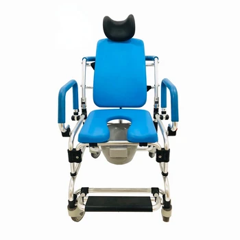 Лесно подвижна сгъваема инвалидна количка-скрин за възрастни хора с увреждания