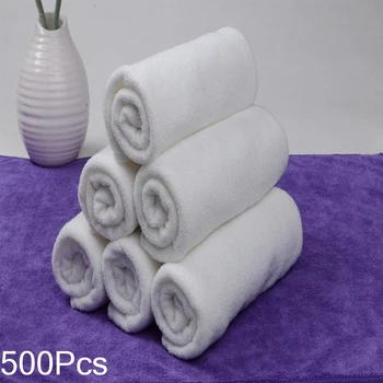 Линк за плащане 500шт бяло меки кърпи за лице от микрофибър 30*60 см
