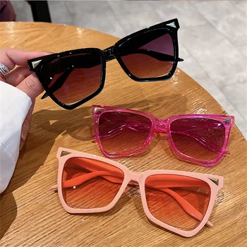 Модни Нередовни Цветни Слънчеви Очила 