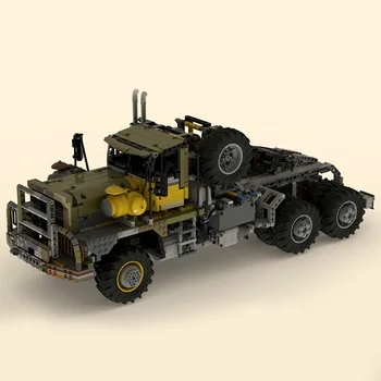 Нов 2559 бр. Pacific P12 тежкотоварни товарен влекач с ремарке Модел башенной главата САМ творчески идеи високотехнологични детски играчки, Подаръци Блокове