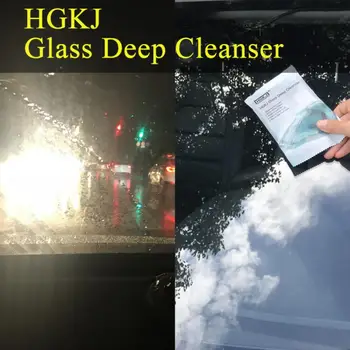 Нова гъба за почистване на автомобилни стъкла, стъкло за отстраняване на блажна филм, автомобилен стайлинг, HGKJ, течност за премахване на драскотини, гъба за дълбоко почистване на стъкло
