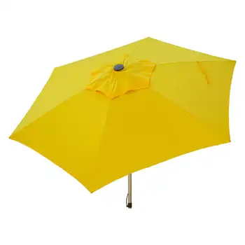Предназначение: жълт 8,5 ' надуваем пазарен чадър с мек покрив