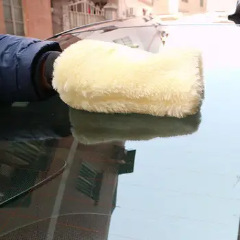 Ръкавици за автомивка Мека впитывающая ръкавица за почистване на автомобили Ултра мека лесно сохнущая плат за автомивки от микрофибър